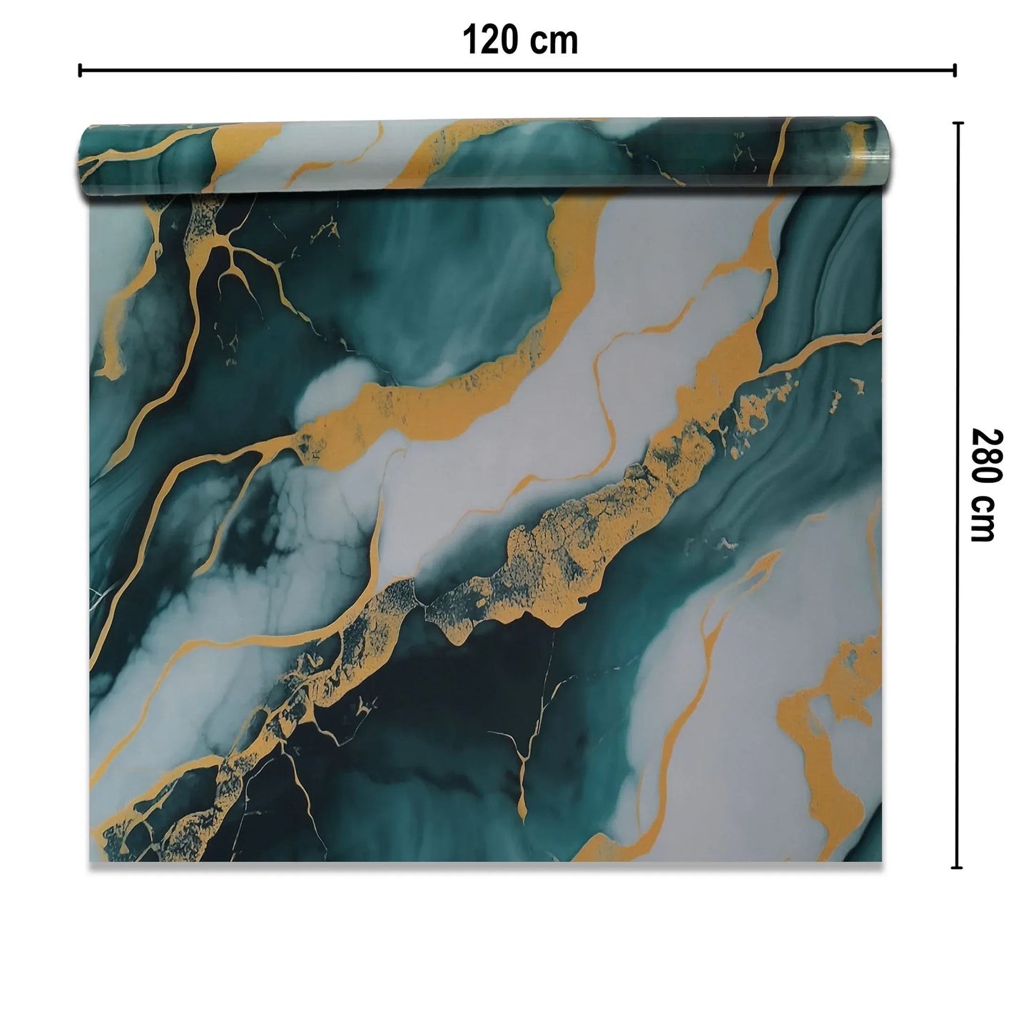 Rola panou autoadeziv, Naimeed D7376, design modern, 2.5mm grosime, 120x280cm, Multicolor