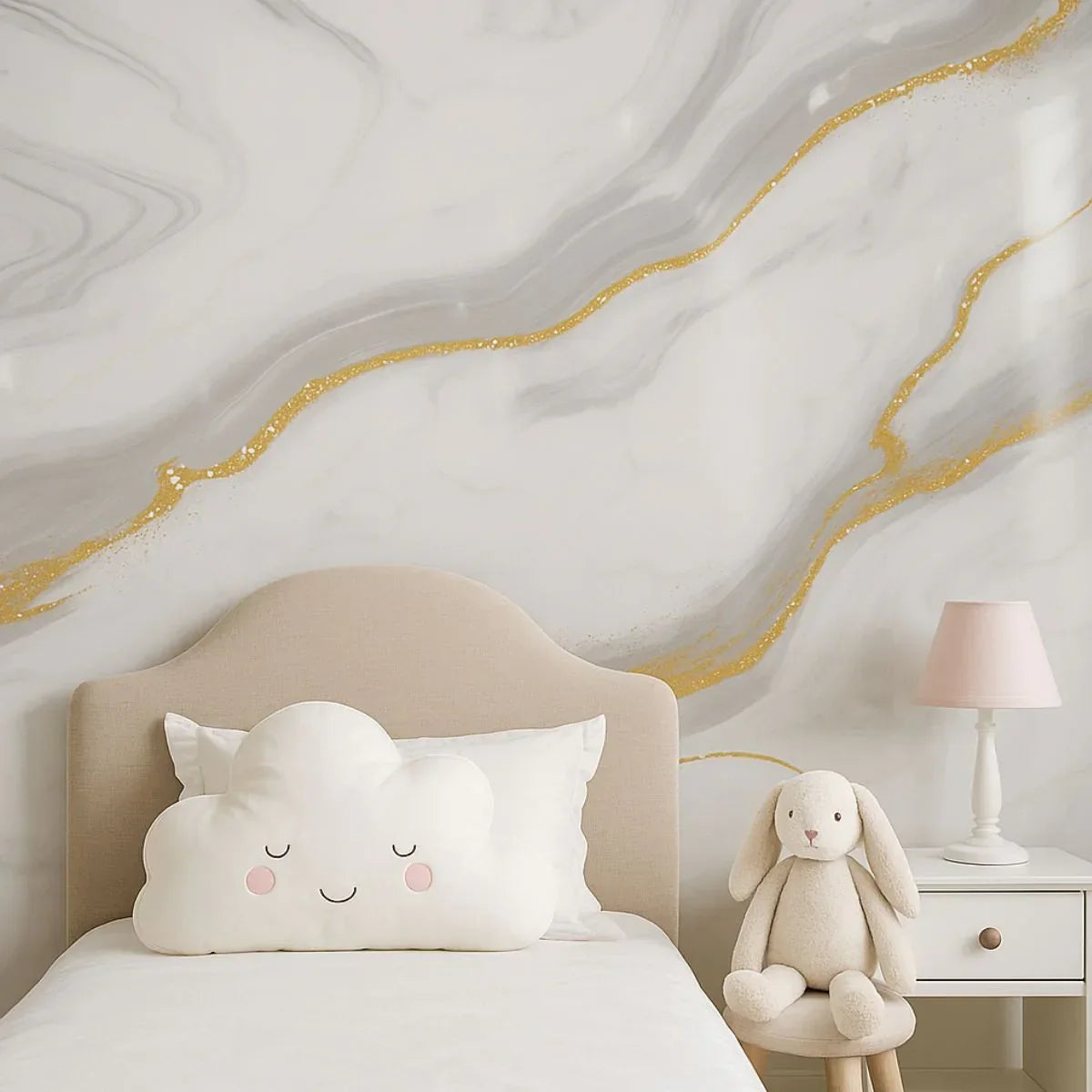 Rola panou autoadeziv, Naimeed D7385, design modern, 2.5mm grosime, 120x280cm, Alb
