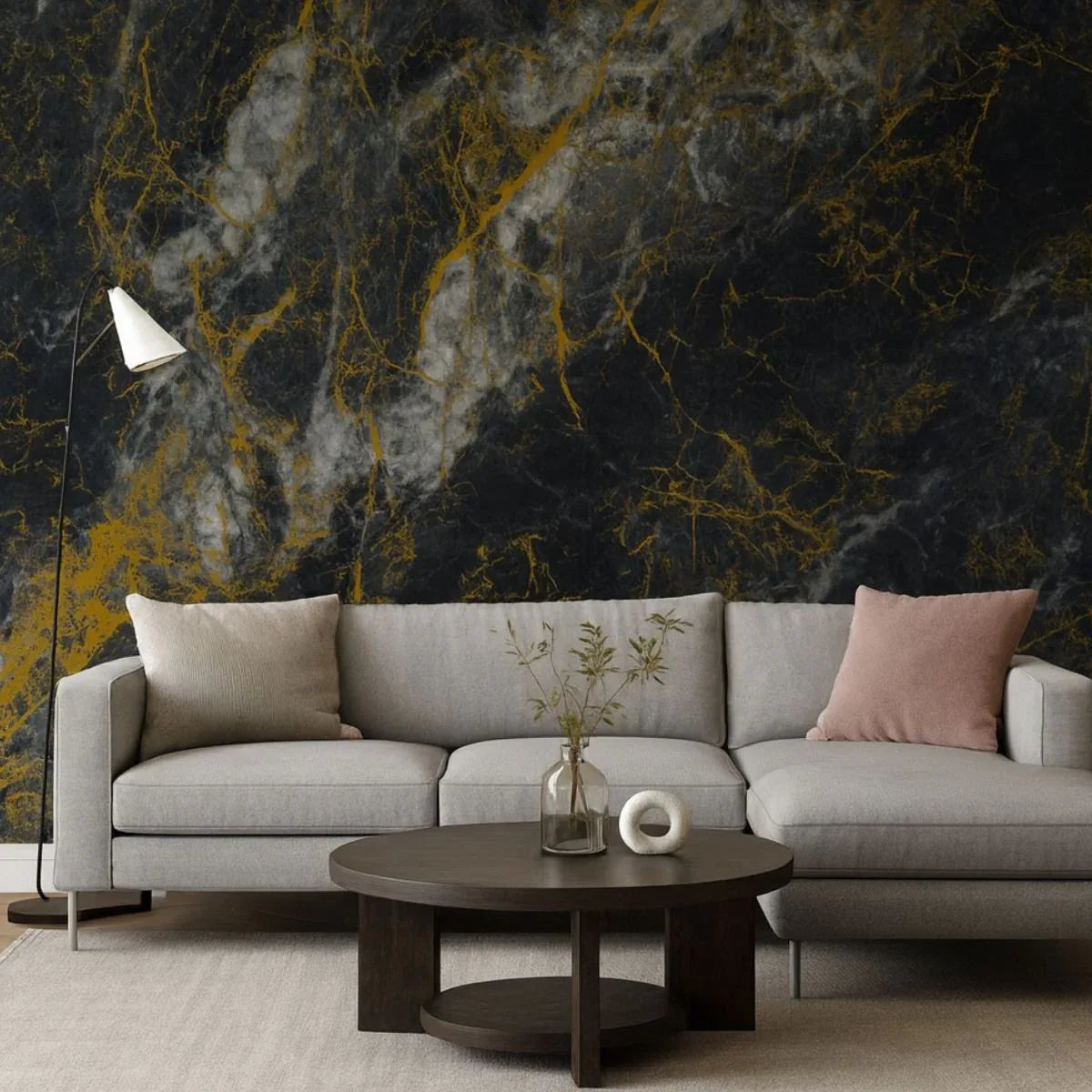 Rola panou autoadeziv, Naimeed D7387, design modern, 2.5mm grosime, 120x280cm, Negru