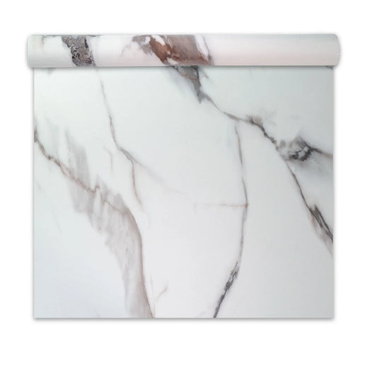 Rola panou autoadeziv, Naimeed D7395, design modern, 2.5mm grosime, 120x280cm, Alb