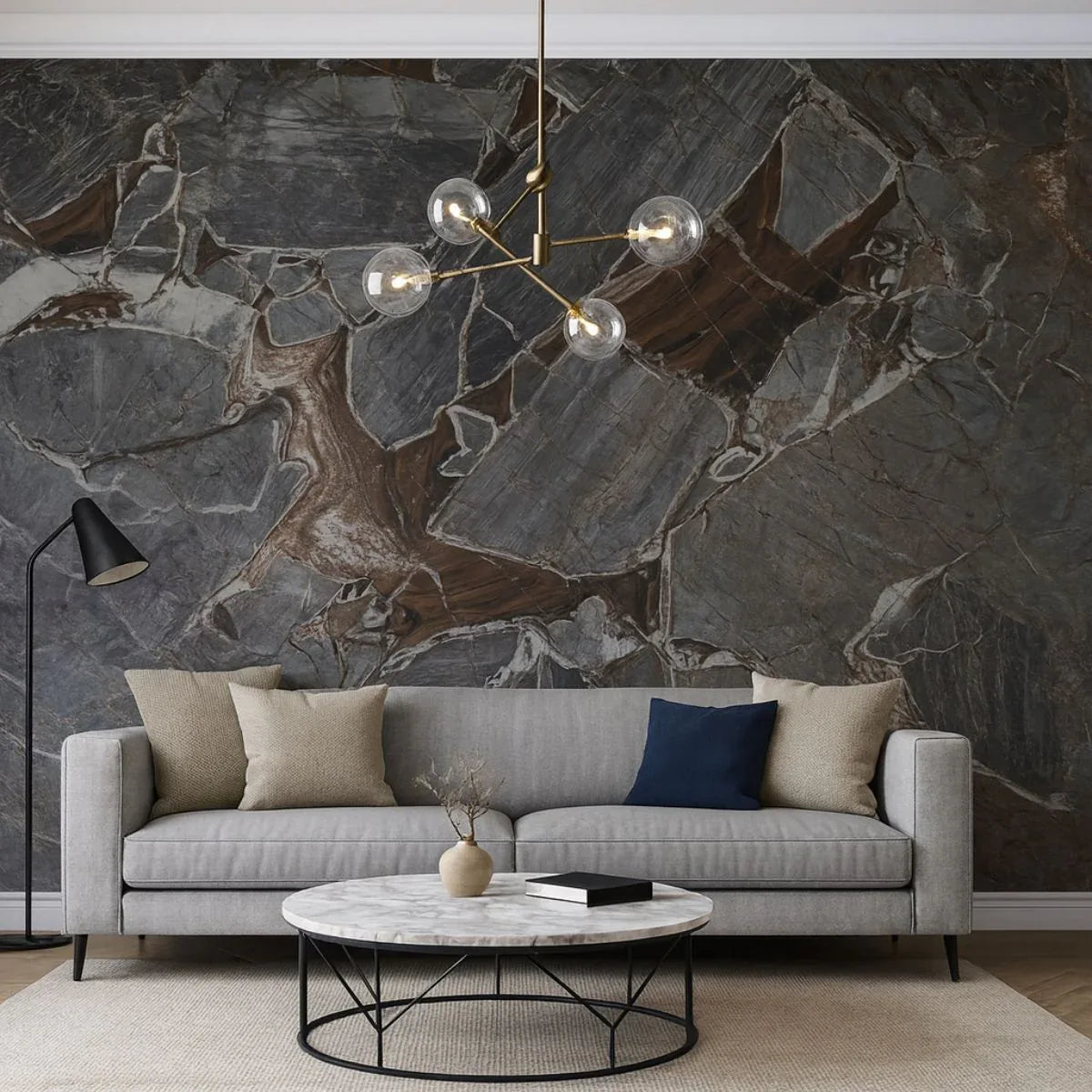 Rola panou autoadeziv, Naimeed D7399, design modern, 2.5mm grosime, 120x280cm, Multicolor
