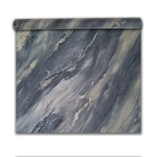 Rola panou autoadeziv, PET premium, cu pelicula protectoare, Naimeed D7407, design modern, 2.5mm grosime, 120x280cm, Gri