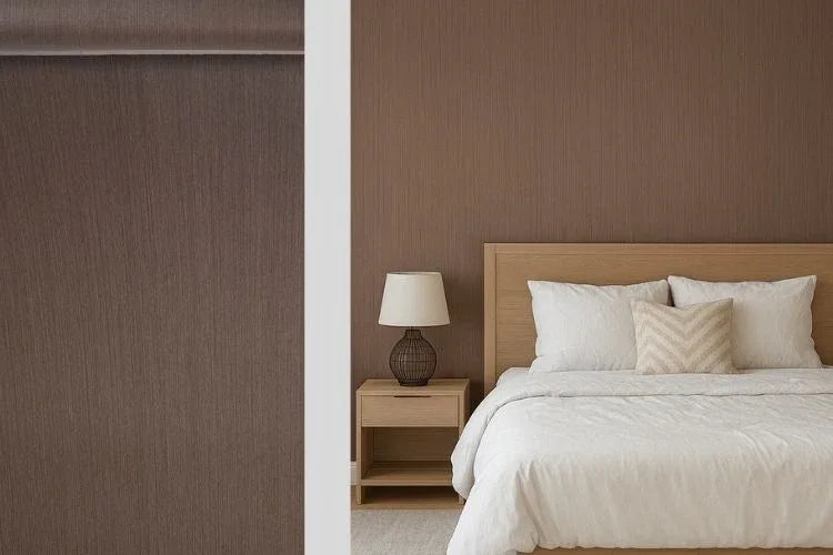 Rola panou autoadeziv, PVC premium, Naimeed D7410,  textura usor in relief, cu aspect lemnos, 2.5mm grosime, 120x280cm, Maro