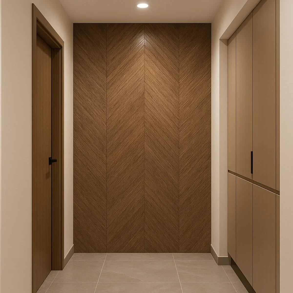 Rola panou autoadeziv, PVC premium, Naimeed D7412,  textura usor in relief, cu aspect lemnos, 2.5mm grosime, 120x280cm, Maro
