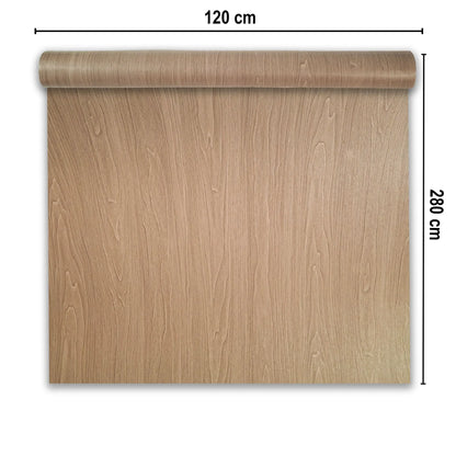 Rola panou autoadeziv, PVC premium, Naimeed D7413, textura usor in relief, cu aspect lemnos, 2.5mm grosime, 120x280cm, Maro