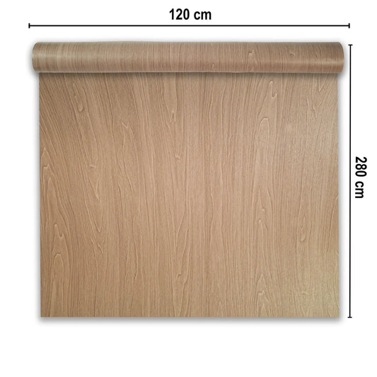 Rola panou autoadeziv, PVC premium, Naimeed D7413, textura usor in relief, cu aspect lemnos, 2.5mm grosime, 120x280cm, Maro
