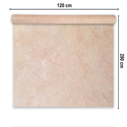 Rola panou autoadeziv, PVC premium, cu pelicula protectoare, Naimeed D7418, design modern, 2.5mm grosime, 120x280cm, Crem