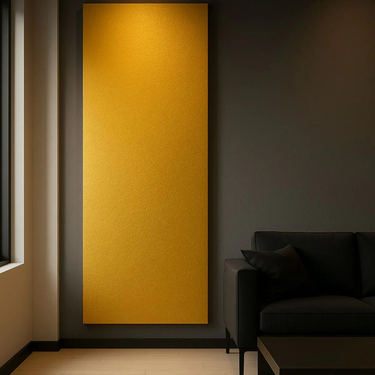 Rola panou autoadeziv, PET premium, Naimeed D7426, design 3D cu model in relief, 2.5mm grosime, 120x280cm, Auriu