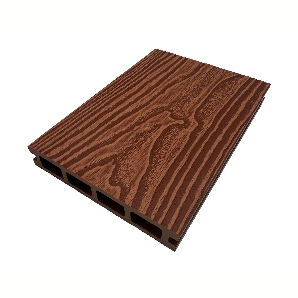 Pardoseala decking terasa din compozit WPC, Naimeed D7487, 280x14x2.5cm, Maro roscat