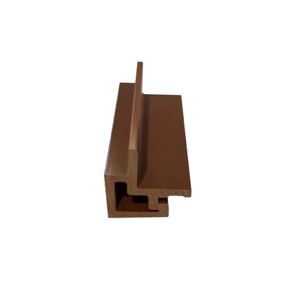 Coltar coextrudat pentru lambriu WPC exterior, Naimeed D7501, Dimensiuni 280x5.6x4.9cm, Teac