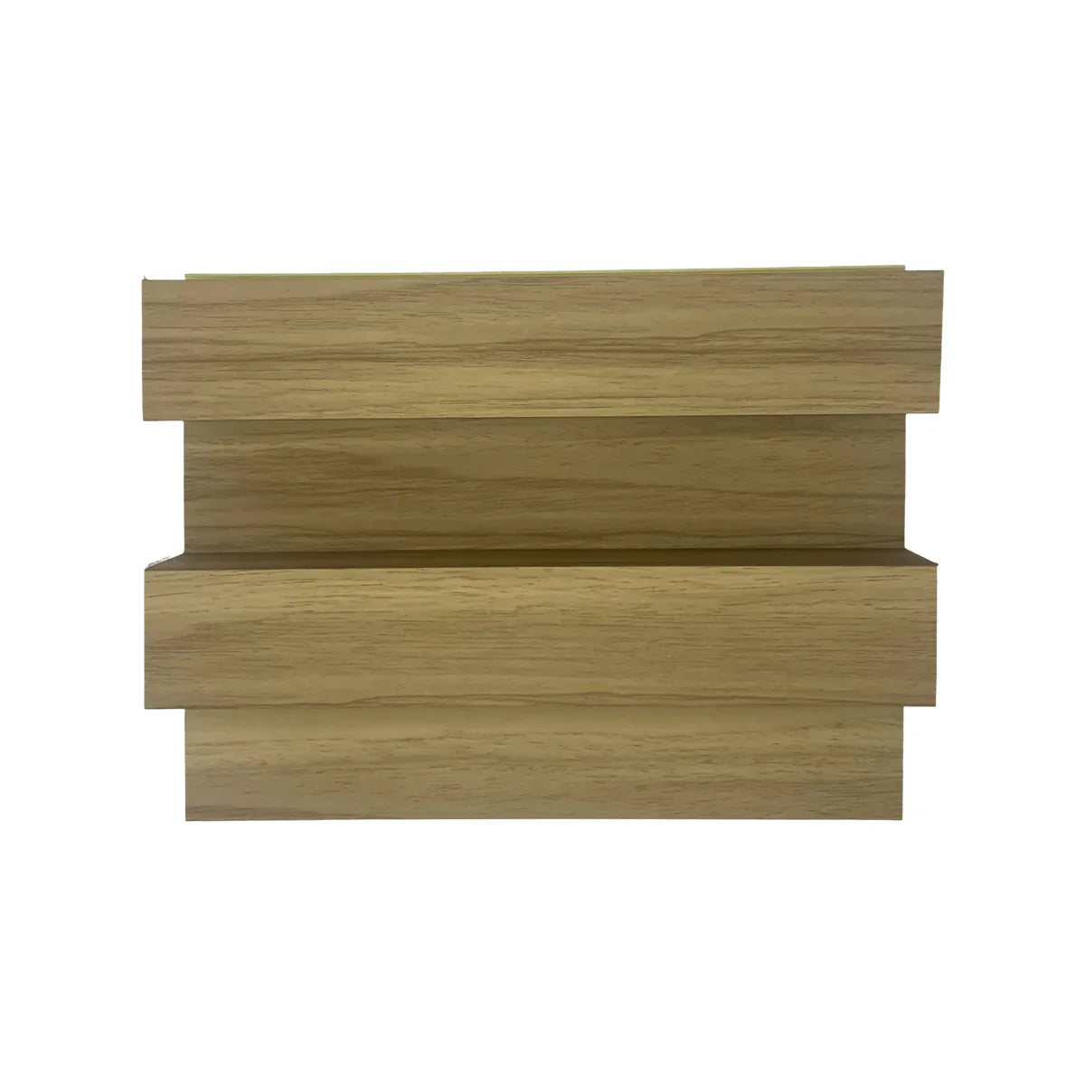 Panou decorativ riflaj WPC, montaj rapid, rezistenta ridicata, Naimeed D7516, 260x21.4x6cm, stejar natural