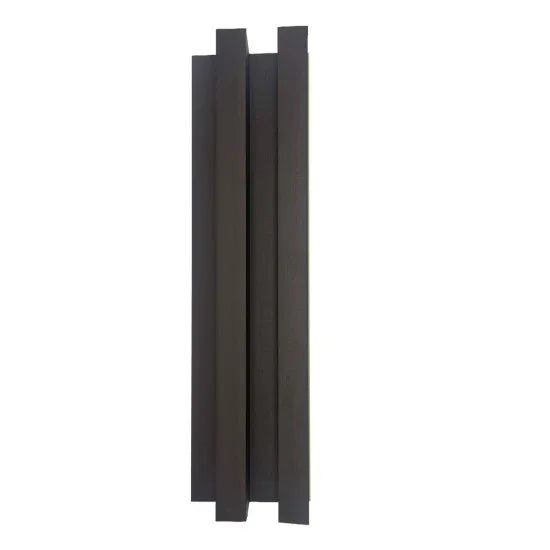 Panou decorativ riflaj WPC, montaj rapid, rezistenta ridicata, Naimeed D7519, 260x21.4x6cm, maro