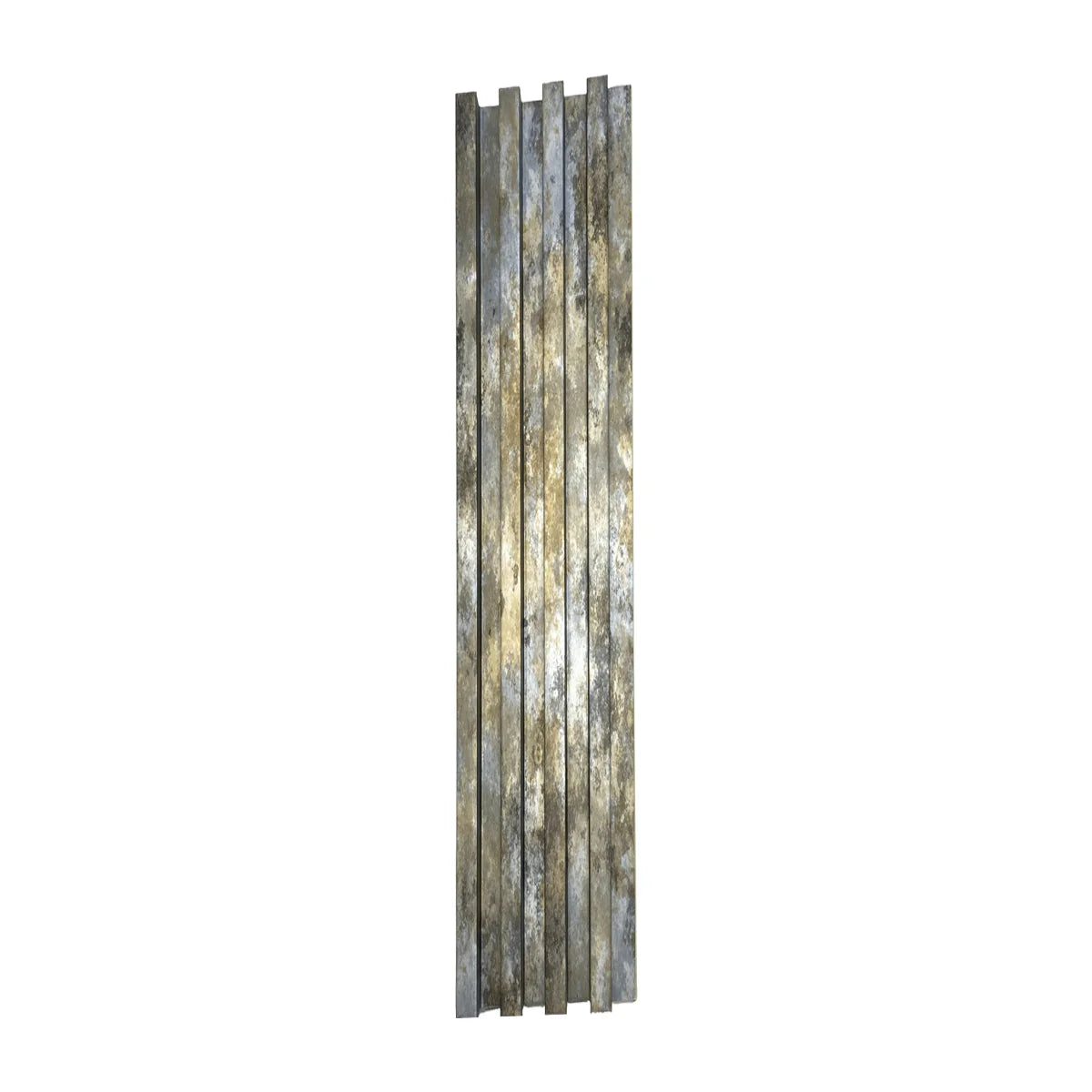 Panou decorativ riflaj WPC, montaj rapid, rezistenta ridicata, Naimeed D7526, 260x16.8x2.3cm, multicolor