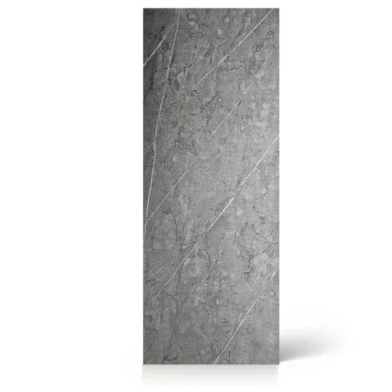 Panou decorativ riflaj WPC, Naimeed D7565, sistem de imbinare tip ''U'', aspect rafinat si montaj usor, 260x61.1x0.9cm, gri marmorat