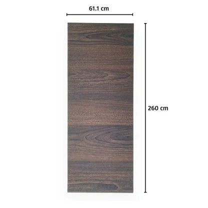Panou decorativ riflaj WPC, Naimeed D7559, sistem de imbinare tip ''U'', aspect rafinat si montaj usor, 260x61.1x0.9cm, nuc închis