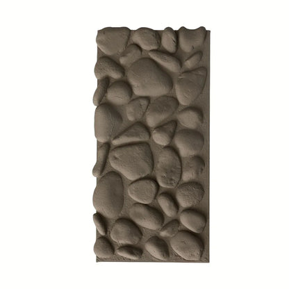 Panou decorativ 3D, efect piatră naturală, ultraușor, Naimeed D7577, pentru interior și exterior, 120x60x5.7cm, Maro deschis