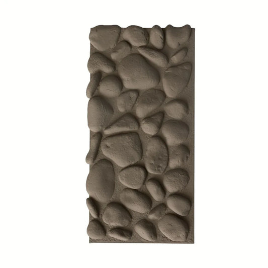 Panou decorativ 3D, efect piatră naturală, ultraușor, Naimeed D7577, pentru interior și exterior, 120x60x5.7cm, Maro deschis