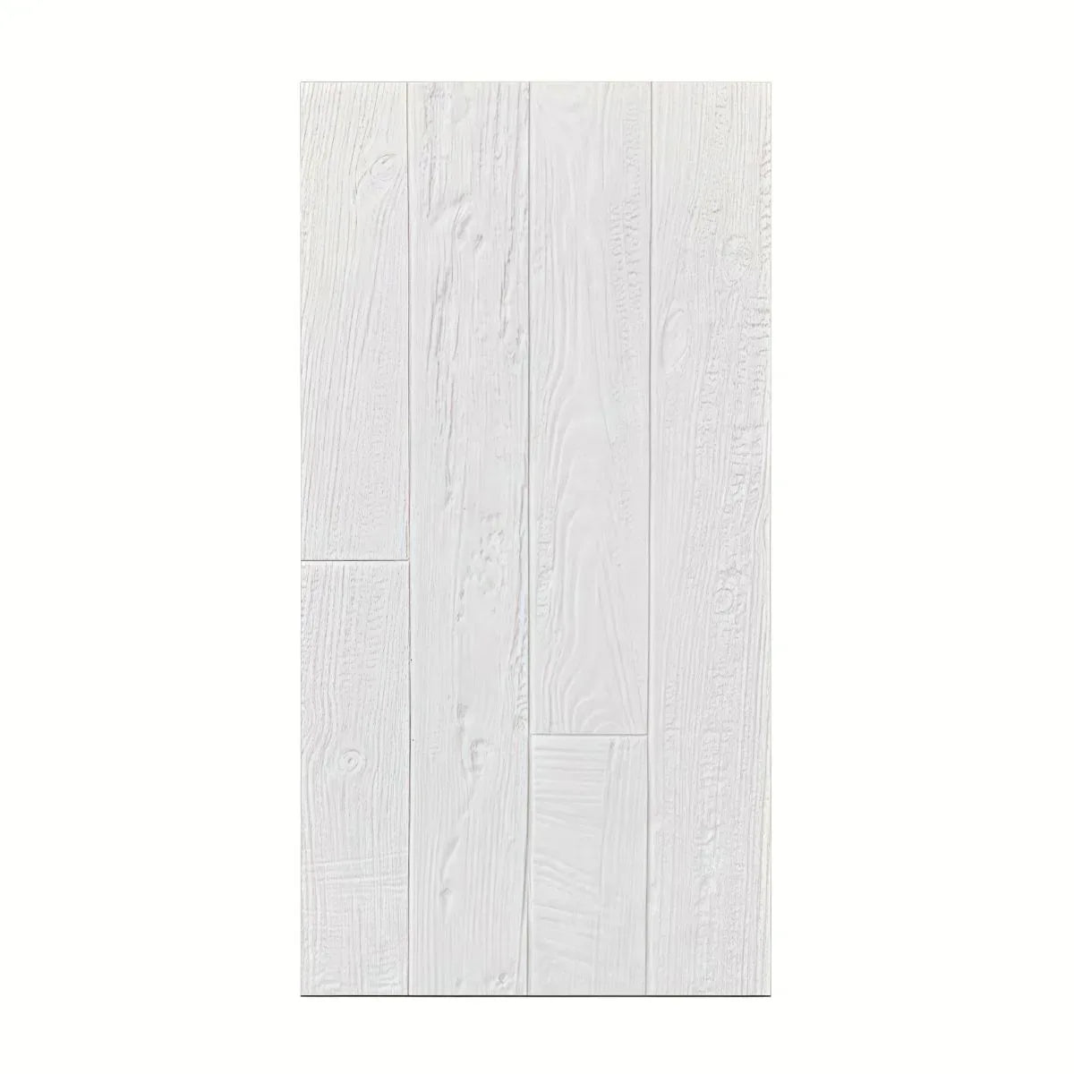 Panou decorativ 3D, imitatie lemn, ultraușor, Naimeed D7602, pentru interior și exterior, 120x60x1cm, Alb