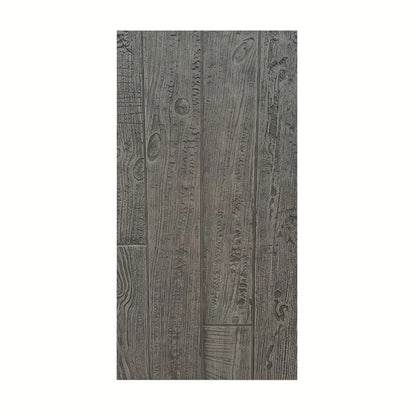 Panou decorativ 3D, imitatie lemn, ultraușor, Naimeed D7605, pentru interior și exterior,120x60x1cm, Gri