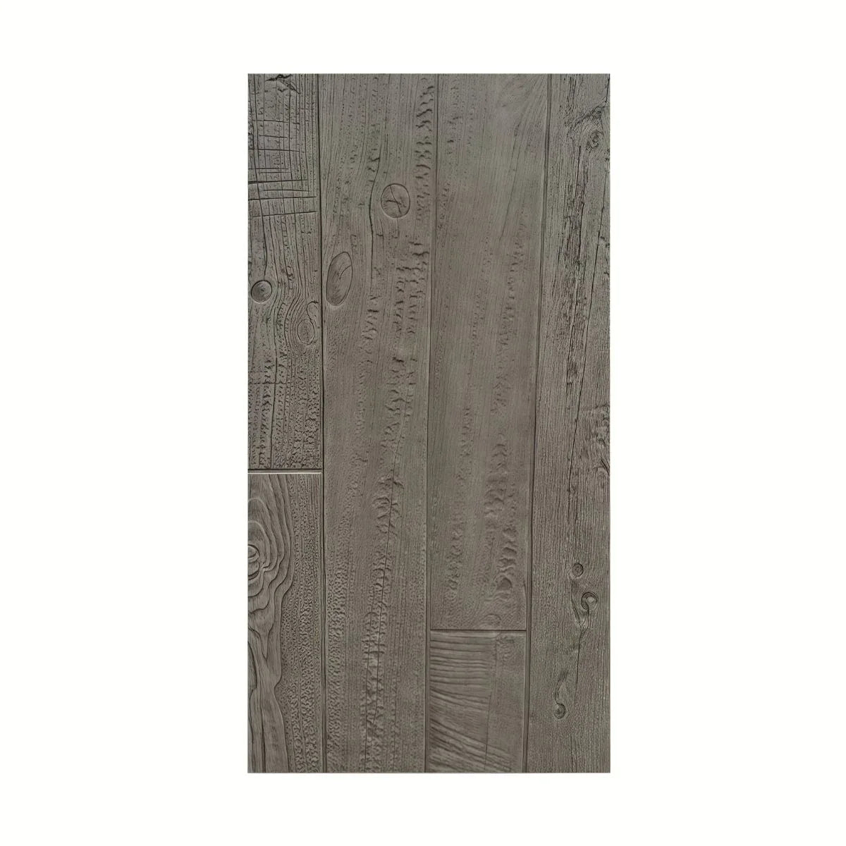 Panou decorativ 3D, imitatie lemn, ultraușor, Naimeed D7606, pentru interior și exterior, 120x60x1cm, Maro