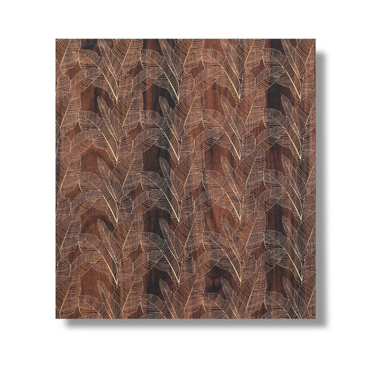 Panou decorativ, riflaj, polimer rigid, Naimeed D7616, Dimensiuni 270x30.5x0.45cm, Maro