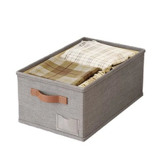 Organizator depozitare multifunctional, Naimeed D7657, pliabil, cu maner, dimensiuni 18x28x45cm, gri