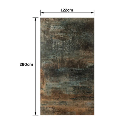 Panou SPC, Lambriu Bambú, Carbonat de Calciu si PVC, Naimeed D7722, antibacterian, ignifug si rezistent la umiditate, Dimensiuni 122x280cm, 7.8mm grosime
