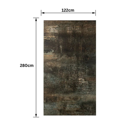 Panou SPC, Lambriu Bambú, Carbonat de Calciu si PVC, Naimeed D7723, antibacterian, ignifug si rezistent la umiditate, Dimensiuni 122x280cm, 7.8mm grosime