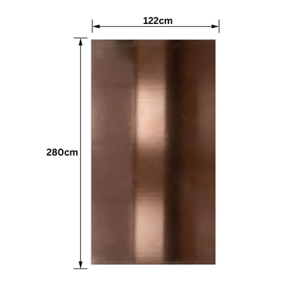 Panou SPC, Lambriu Bambú, Carbonat de Calciu si PVC, Naimeed D7732, antibacterian, ignifug si rezistent la umiditate, Dimensiuni 122x280cm, 7.8mm grosime
