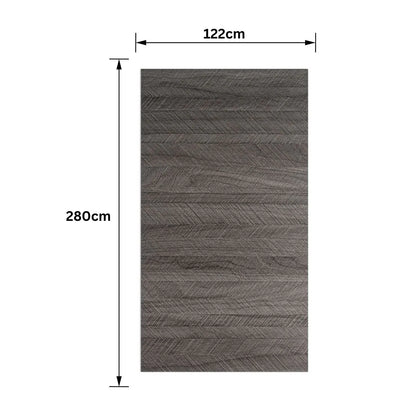 Panou SPC, Lambriu Bambú, Carbonat de Calciu si PVC, Naimeed D7752, antibacterian, ignifug si rezistent la umiditate, Dimensiuni 122x280cm, 7.8mm grosime