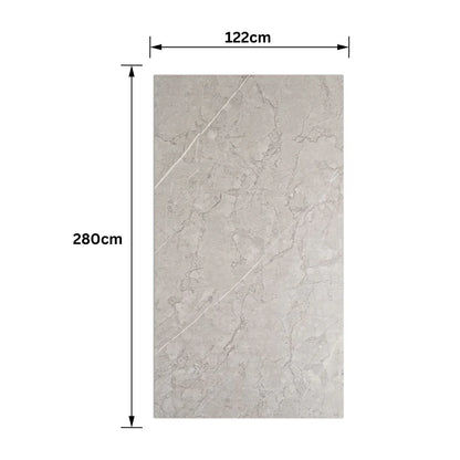 Panou SPC, Lambriu Bambú, Carbonat de Calciu si PVC, Naimeed D7762, antibacterian, ignifug si rezistent la umiditate, Dimensiuni 122x280cm, 7.8mm grosime