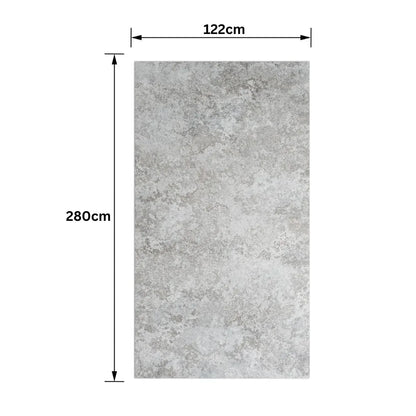 Panou SPC, Lambriu Bambú, Carbonat de Calciu si PVC, Naimeed D7773, antibacterian, ignifug si rezistent la umiditate, Dimensiuni 122x280cm, 7.8mm grosime