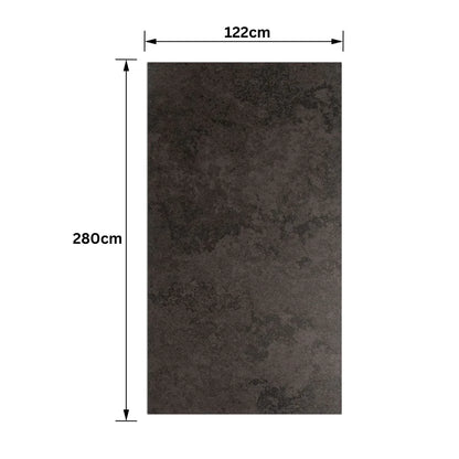 Panou SPC, Lambriu Bambú, Carbonat de Calciu si PVC, Naimeed D7774, antibacterian, ignifug si rezistent la umiditate, Dimensiuni 122x280cm, 7.8mm grosime