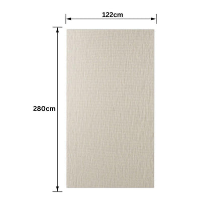 Panou SPC, Lambriu Bambú, Carbonat de Calciu si PVC, Naimeed D7778, antibacterian, ignifug si rezistent la umiditate, Dimensiuni 122x280cm, 7.8mm grosime