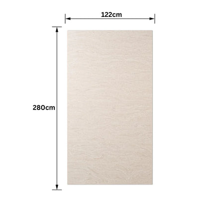 Panou SPC, Lambriu Bambú, Carbonat de Calciu si PVC, Naimeed D7780, antibacterian, ignifug si rezistent la umiditate, Dimensiuni 122x280cm, 7.8mm grosime