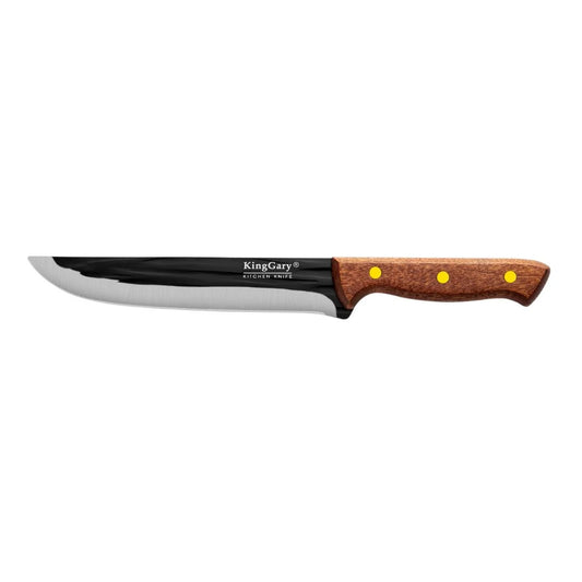 Cutit universal bucatarie, Naimeed D7792, lama inox 20cm si maner din lemn 13.5cm