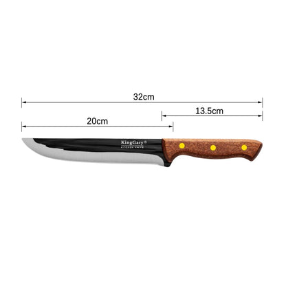Cutit universal bucatarie, Naimeed D7792, lama inox 20cm si maner din lemn 13.5cm