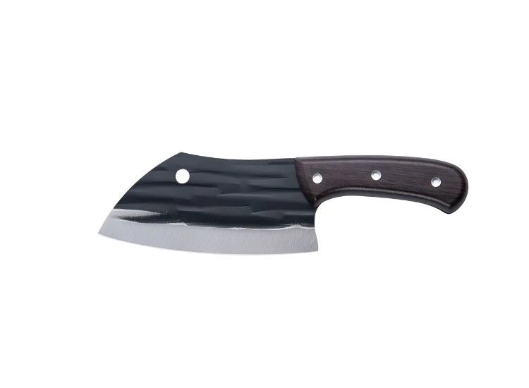Satar profesional macelarie, Naimeed D7802, Lama din inox 15.5cm si maner din lemn 11.5 cm