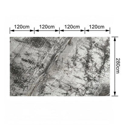 Set 4 Panouri SPC Naimeed D7807 –Design continuu fără îmbinări,densitate mare 0.75g/cm³, protecție antibacteriană, ignifug și rezistență la umiditate, 120x280cm