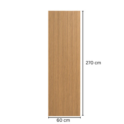 Panou riflaj MDF flexibil, Naimeed D7821, finisaj decorativ melaminat, 270x60x1.2cm
