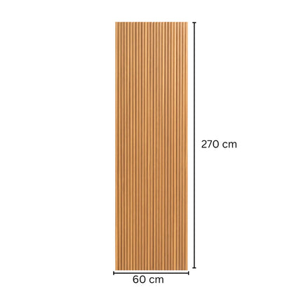 Panou riflaj MDF flexibil, Naimeed D7826, finisaj decorativ melaminat, 270x60x1.2cm