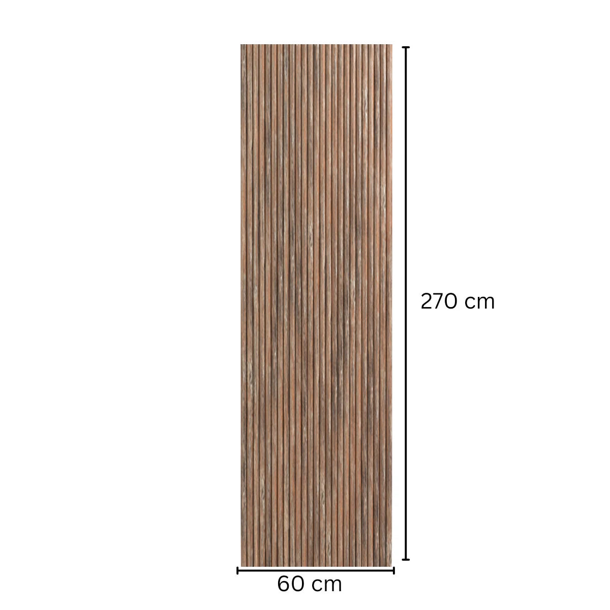 Panou riflaj MDF flexibil, Naimeed D7827, finisaj decorativ melaminat, 270x60x1.2cm