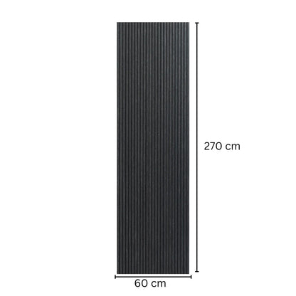 Panou riflaj MDF flexibil, Naimeed D7828, finisaj premium tip furnir tehnologic, 270x60x1.2cm