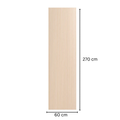 Panou riflaj MDF flexibil, Naimeed D7831, finisaj decorativ melaminat, 270x60x1.2cm
