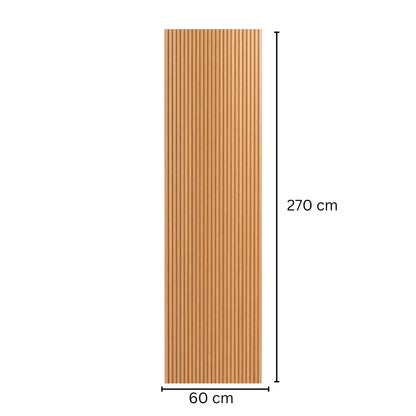 Panou riflaj MDF flexibil, Naimeed D7833, finisaj decorativ melaminat, 270x60x1.2cm