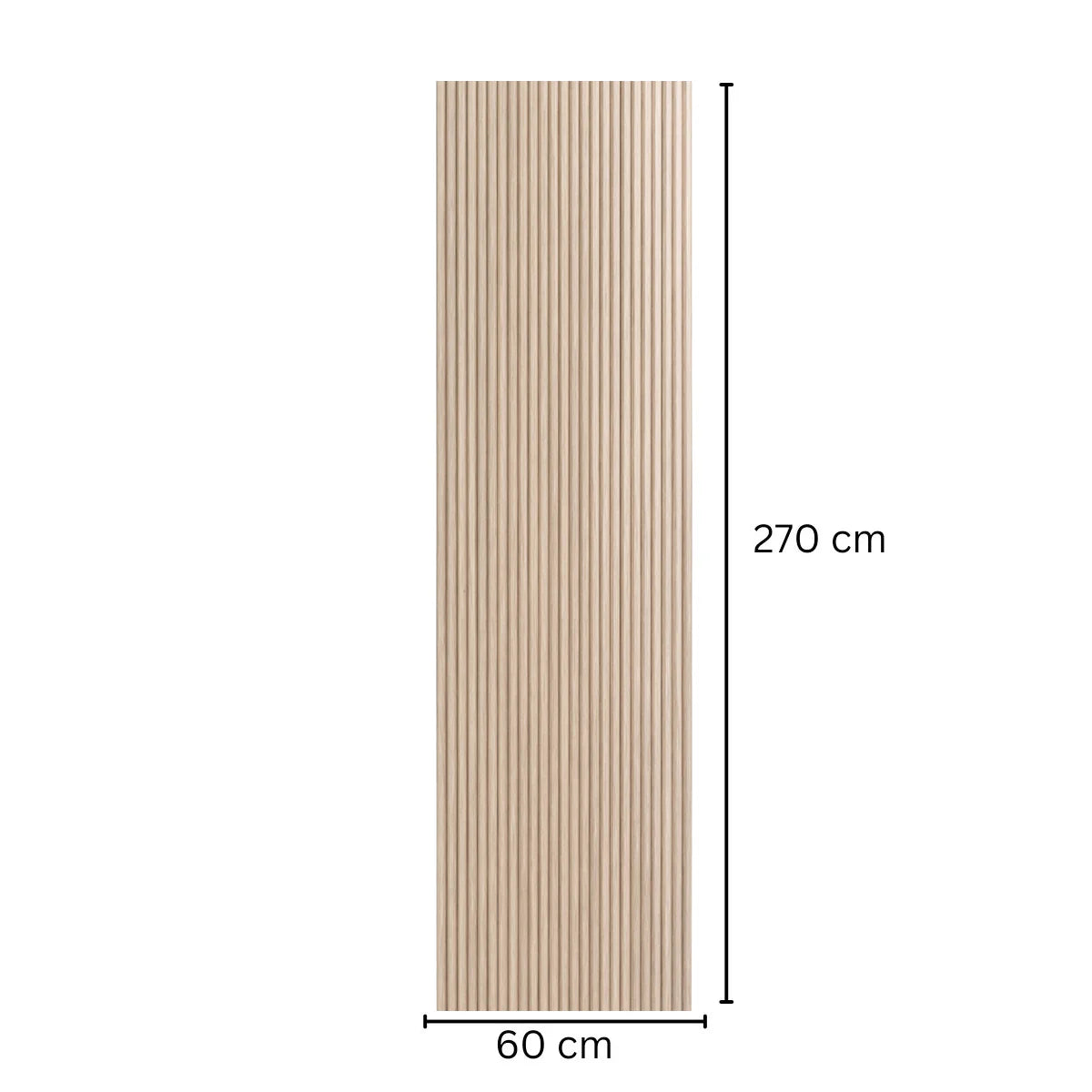 Panou riflaj MDF flexibil, Naimeed D7834, finisaj decorativ melaminat, 270x60x1.2cm