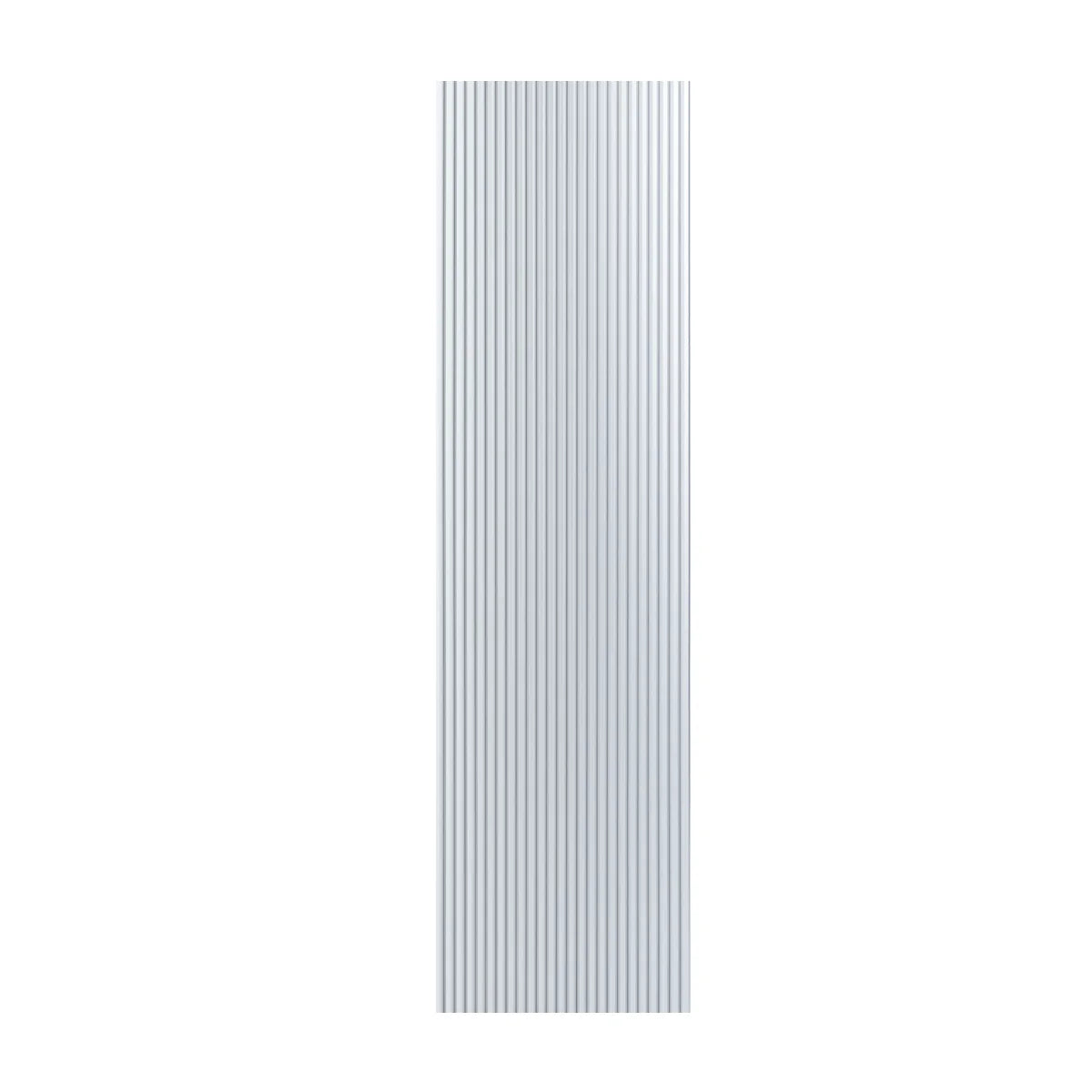 Panou riflaj MDF flexibil, Naimeed D7837, finisaj decorativ melaminat, 270x60x1.2cm, Argintiu