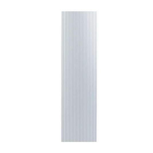 Panou riflaj MDF flexibil, Naimeed D7837, finisaj decorativ melaminat, 270x60x1.2cm, Argintiu