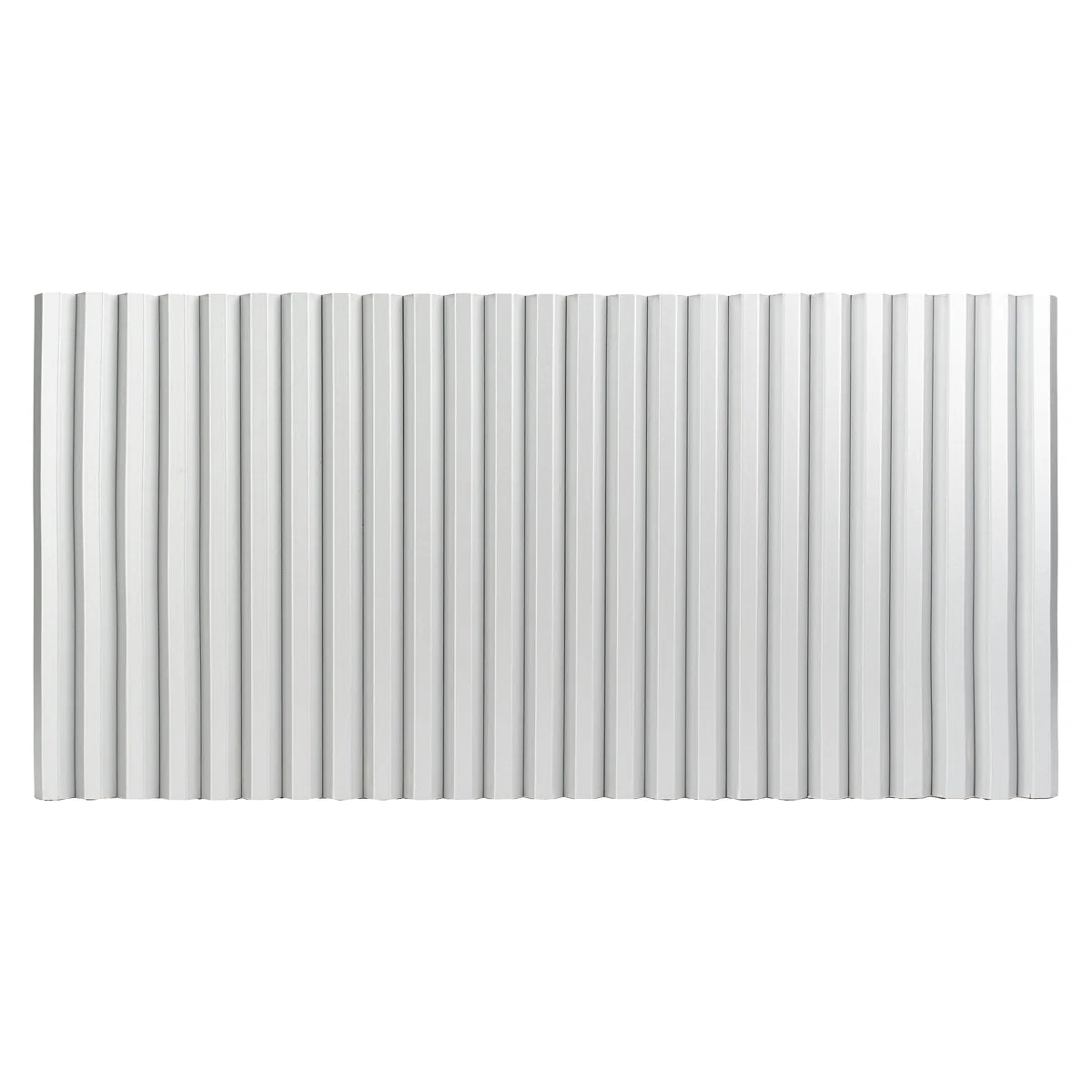 Panou riflaj MDF flexibil, Naimeed D7837, finisaj decorativ melaminat, 270x60x1.2cm, Argintiu