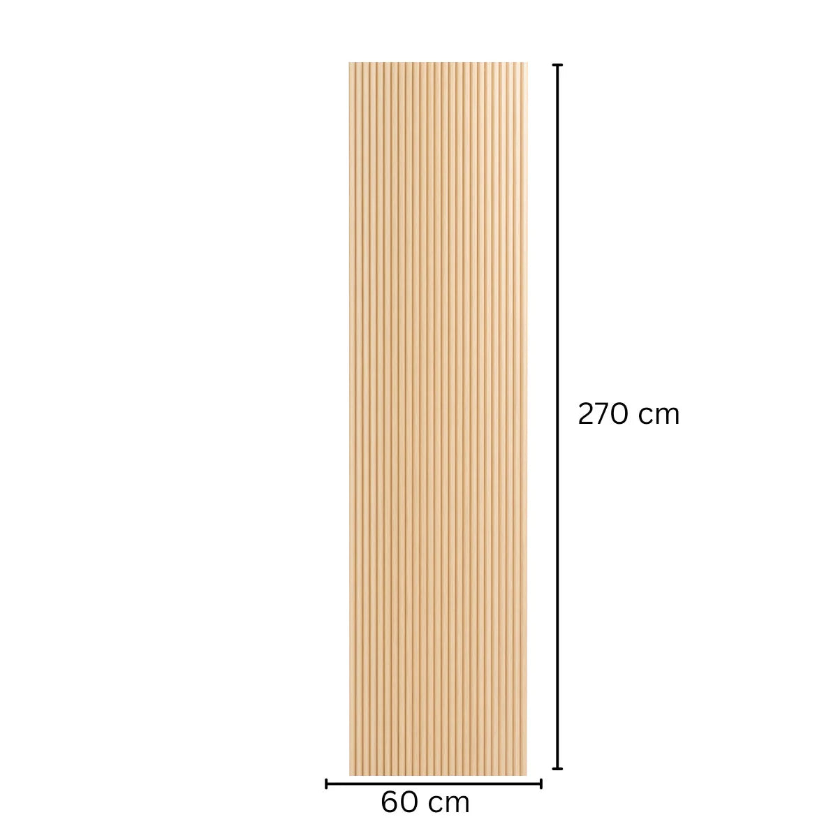 Panou riflaj MDF flexibil, Naimeed D7838, finisaj decorativ melaminat, 270x60x1.2cm